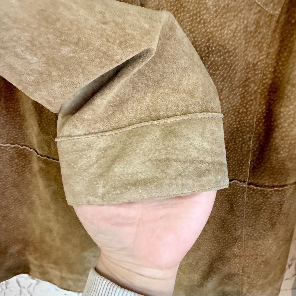 Vintage Brandon Thomas Tan Suede Blazer - Picture 4 of 15